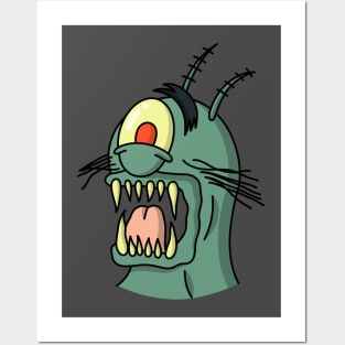 plankton sucky panther Posters and Art